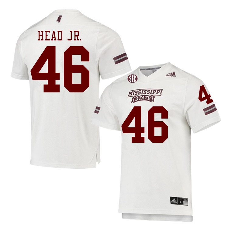 Men #46 Joseph Head Jr. Mississippi State Bulldogs College Football Jerseys Stitched Sale-White